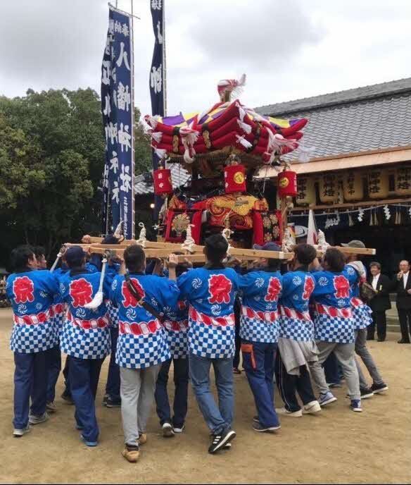 上新田自治会の秋祭りの様子の画像