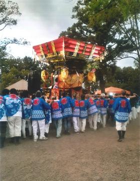 印西西自治会の秋祭りのようすの画像